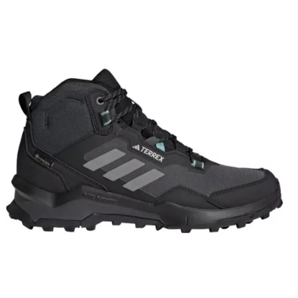 Adidas Terrex AX4 Mid GORE-TEX Hiking Shoes GTX Boots | Women's 9 Black Grey NEW - Picture 6 of 13